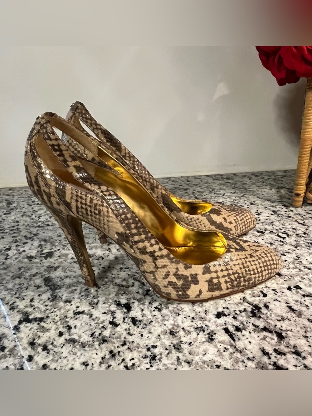 Ted Baker Snakeskin Pumps